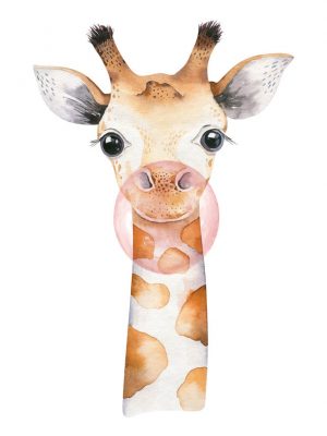 Tapet girafa Rasch colectia Bambino XIX panel cod 253306