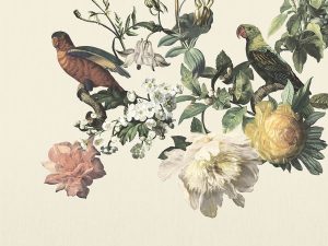 Tapet flori pasari Eijffinger colectia Museum panel cod 307401