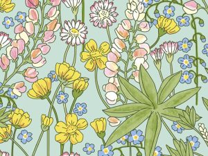 Tapet floral Eijffinger colectia Rice 2 cod 383502