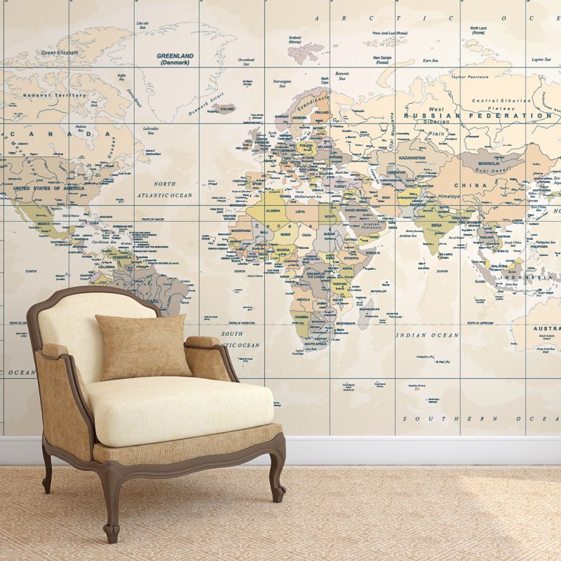 Tapet Classic map, personalizat, VLAdiLA - imagine 3