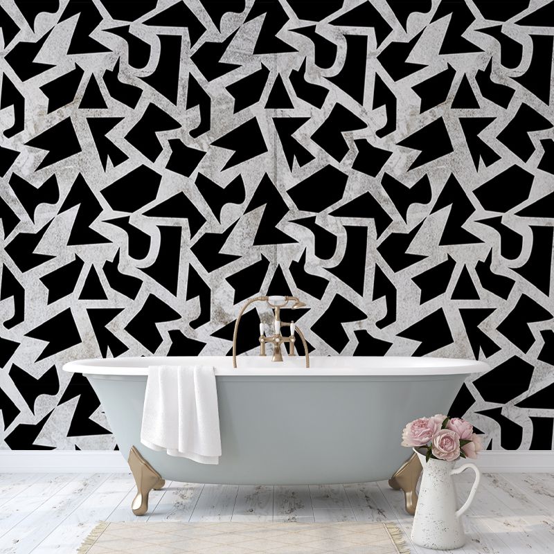 Tapet Geometric Grunge Light, personalizat, VLAdiLA - imagine 4