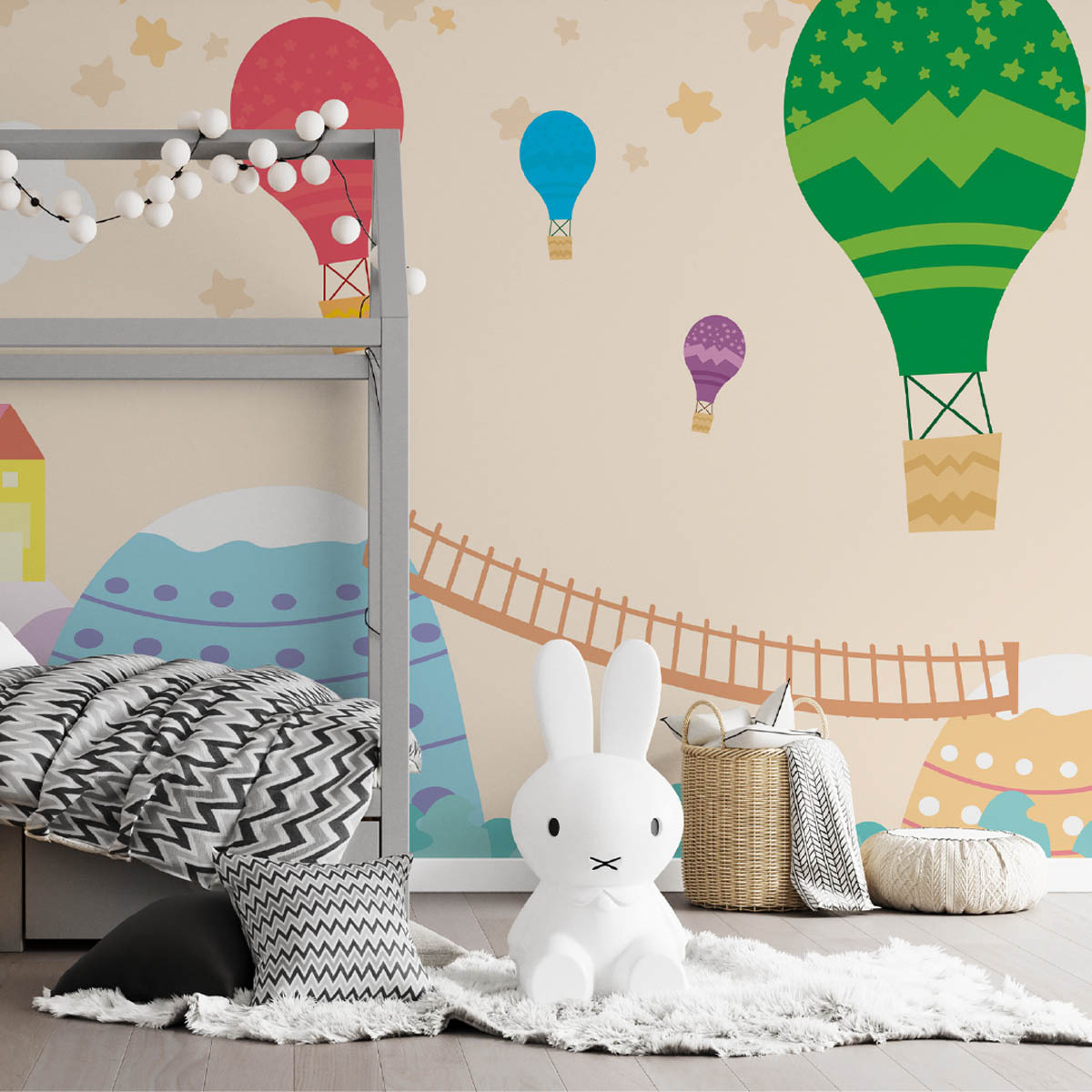 Fototapet copii Mourals Little House cod KIDSM029