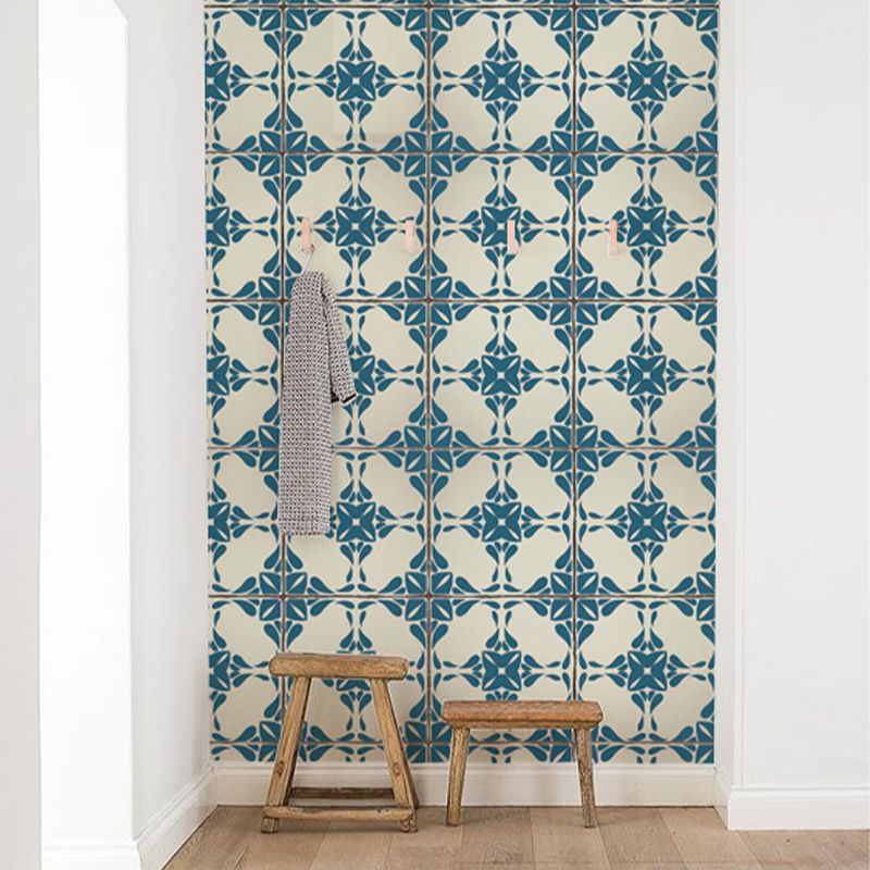 Tapet Vintage Blue Tiles, personalizat, VLAdiLA - imagine 5