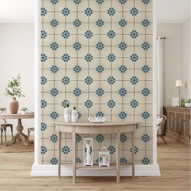 Tapet Vintage Tiles Pattern, personalizat, VLAdiLA - imagine 3