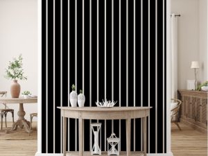 Tapet White and Black Stripes, personalizat, VLAdiLA