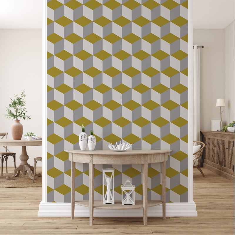 Tapet Yellow and White Cube, personalizat, VLAdiLA - imagine 5
