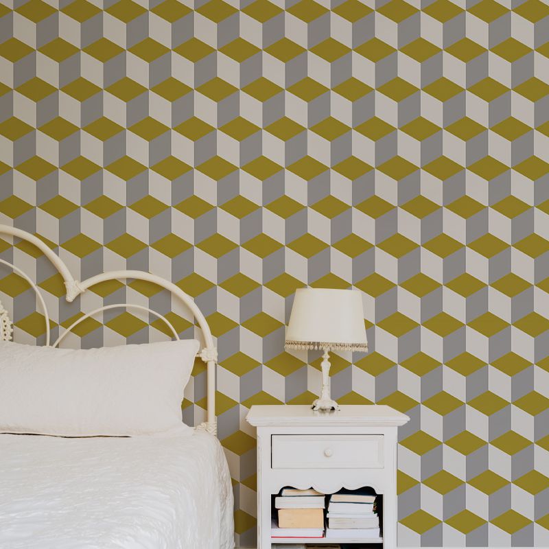 Tapet Yellow and White Cube, personalizat, VLAdiLA - imagine 6