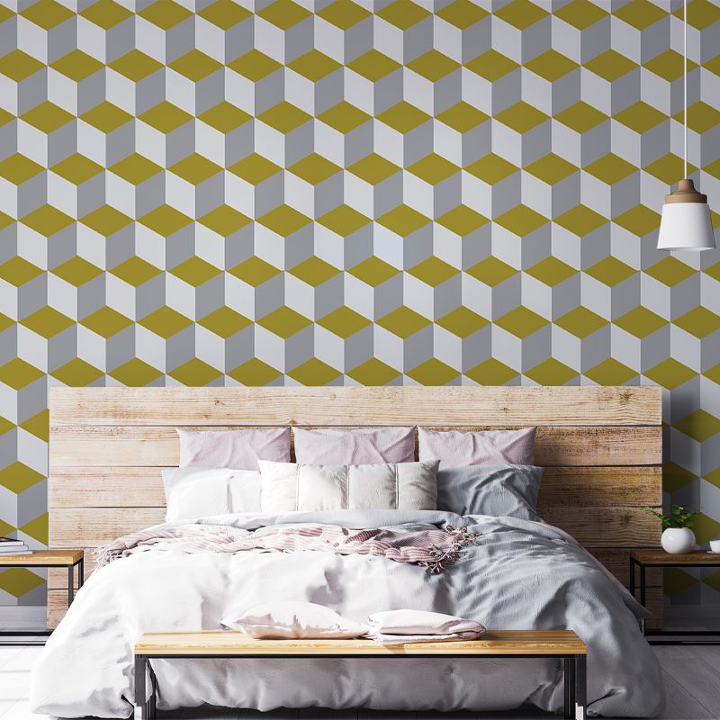 Tapet Yellow and White Cube, personalizat, VLAdiLA