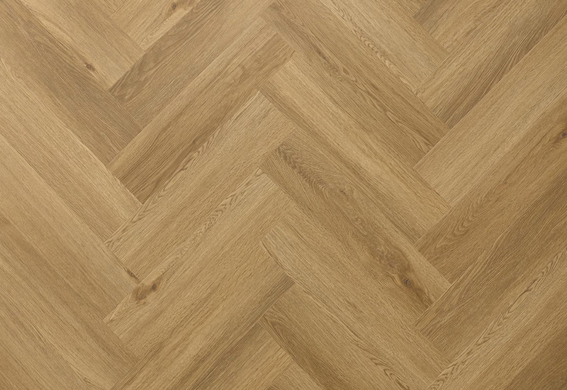 Pardoseala SPC, 5 mm, Amaron Herringbone, Burbon Oak, Arbiton - imagine 2