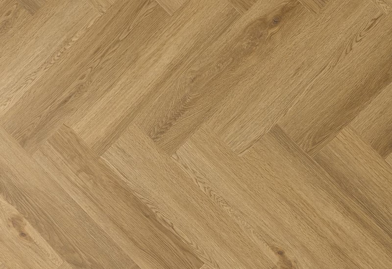 Pardoseala SPC, 5 mm, Amaron Herringbone, Burbon Oak, Arbiton - imagine 4