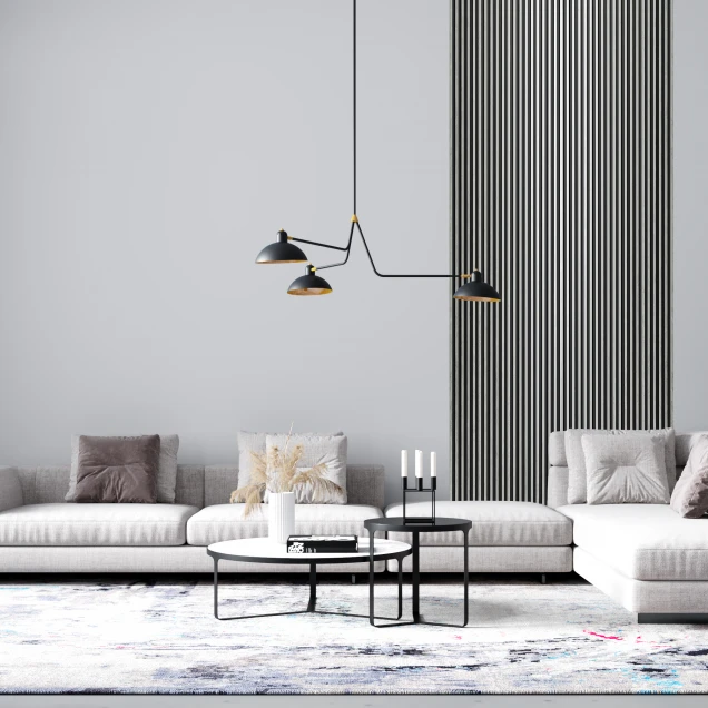 Riflaj decorativ model Asti, Silver, Lamelio - imagine 6