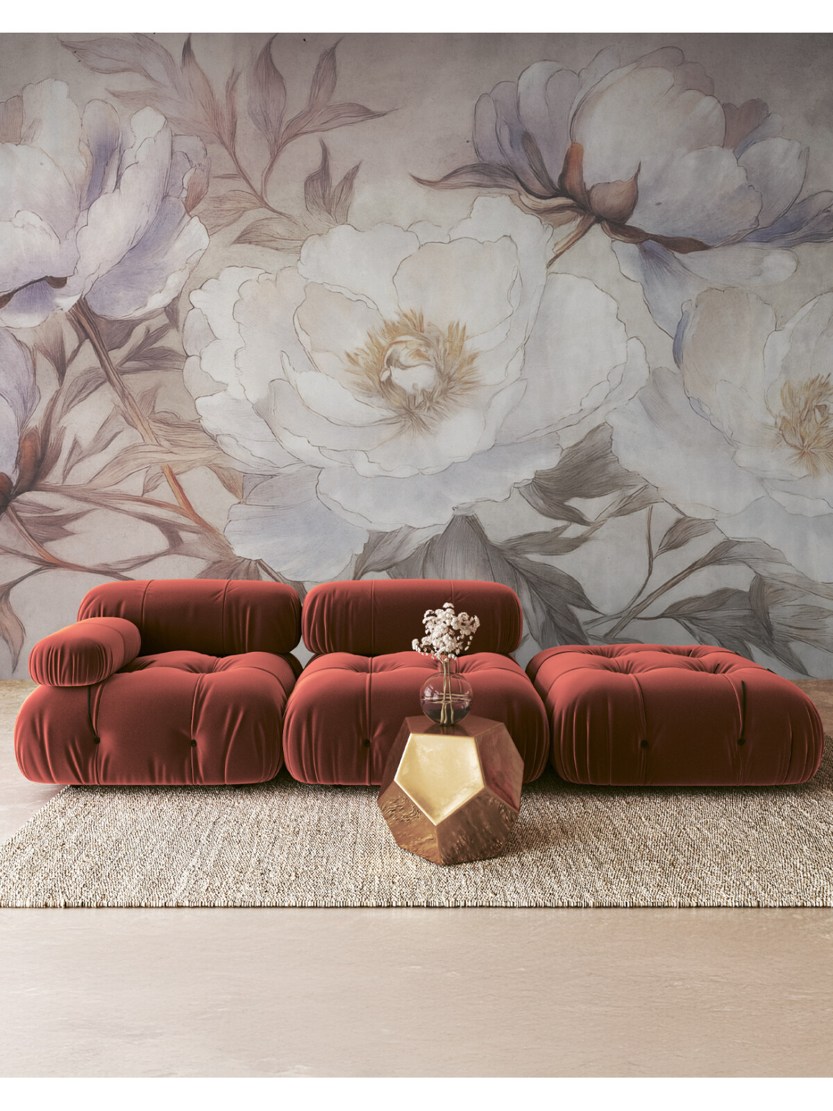 Fototapet Baroque colectia Secret Garden SGR001, Mourals